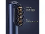 Secador - BaByliss Air Wand, Alisador y Styler, De cabello mojado a peinado perfecto, Con aire, 1600W, 123 km/h, 4 temperaturas, 3 velocidades, Azul - Imagen 3